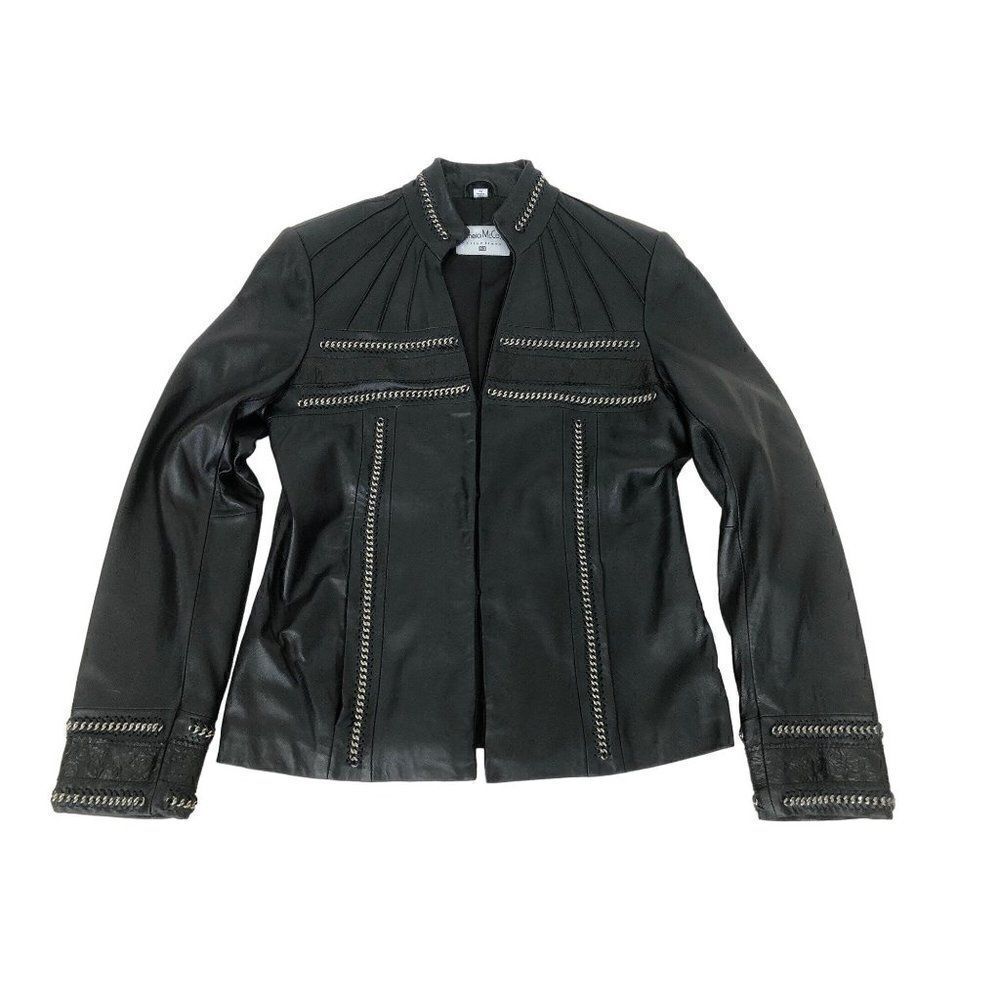 Vintage Pamela McCoy Western Leather Jacket Size XS